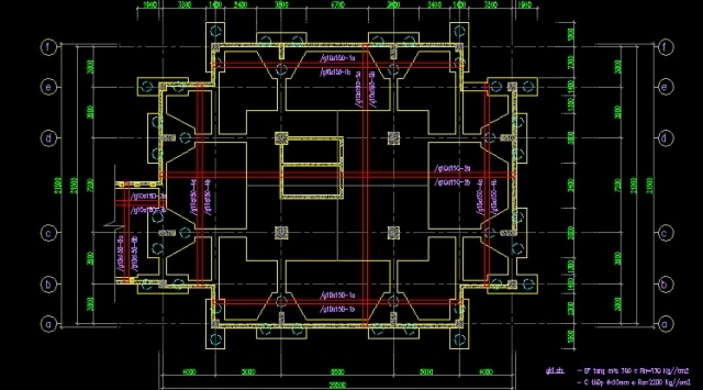 Bản vẽ cad móng cọc khoan nhồi công trình nhà ở - Ảnh 2